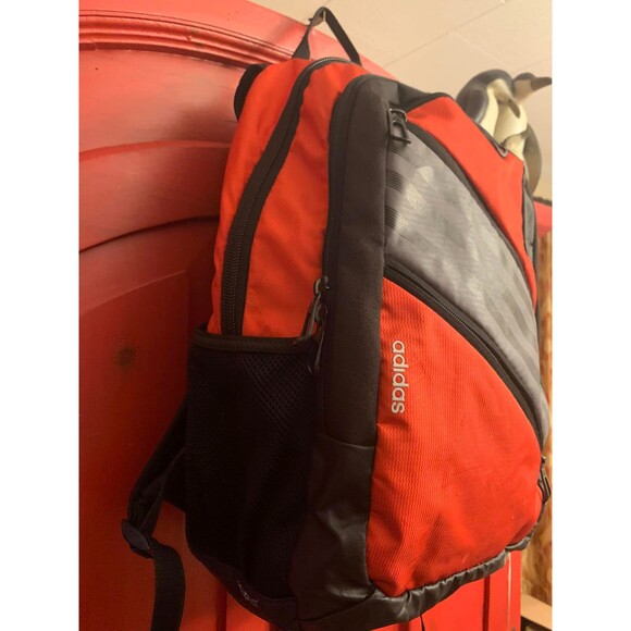 Adidas Climacool Backpack Red Black Computer & Tablet Pockets Load Springs EUC - Picture 3 of 6